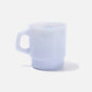 MILK GLASS (BLUE )