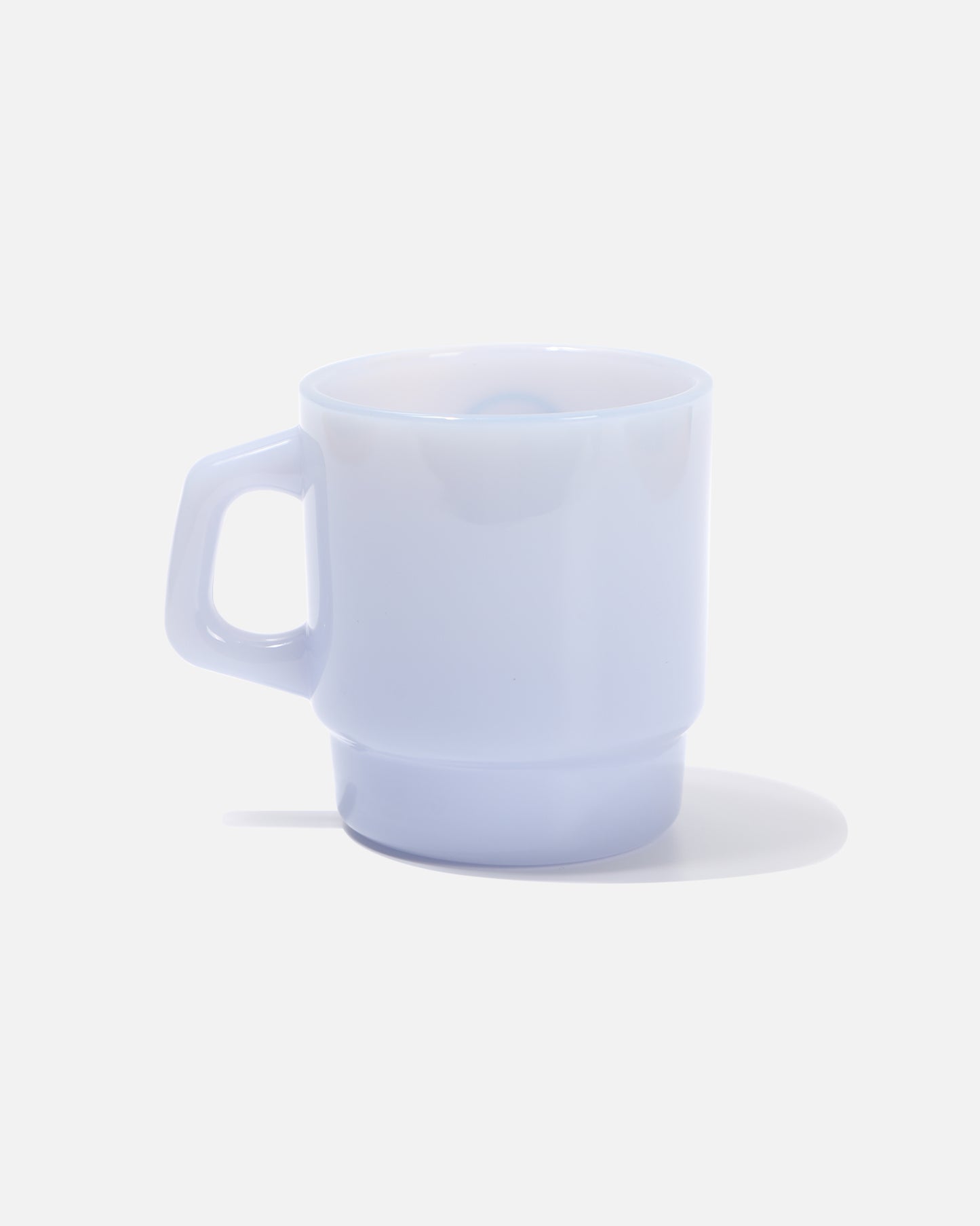 MILK GLASS (BLUE )