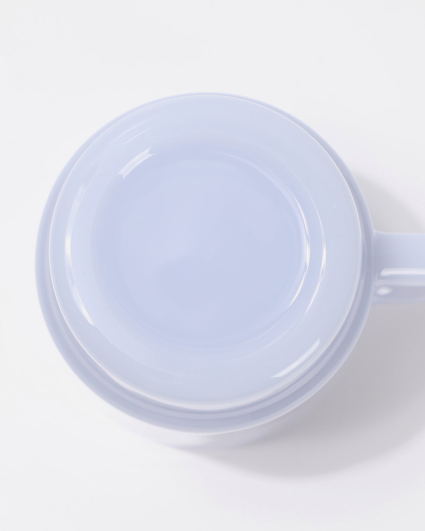 MILK GLASS (BLUE )