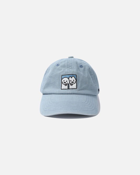 DENIM BASEBALL CAP /EMB LOGO WITH PRINTED (DENIM)