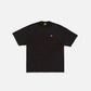 HEART BADGE T-SHIRT (BLACK)