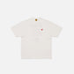 HEART BADGE T-SHIRT (WHITE)