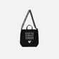 SHOULDER TOTE BAG (BLACK)