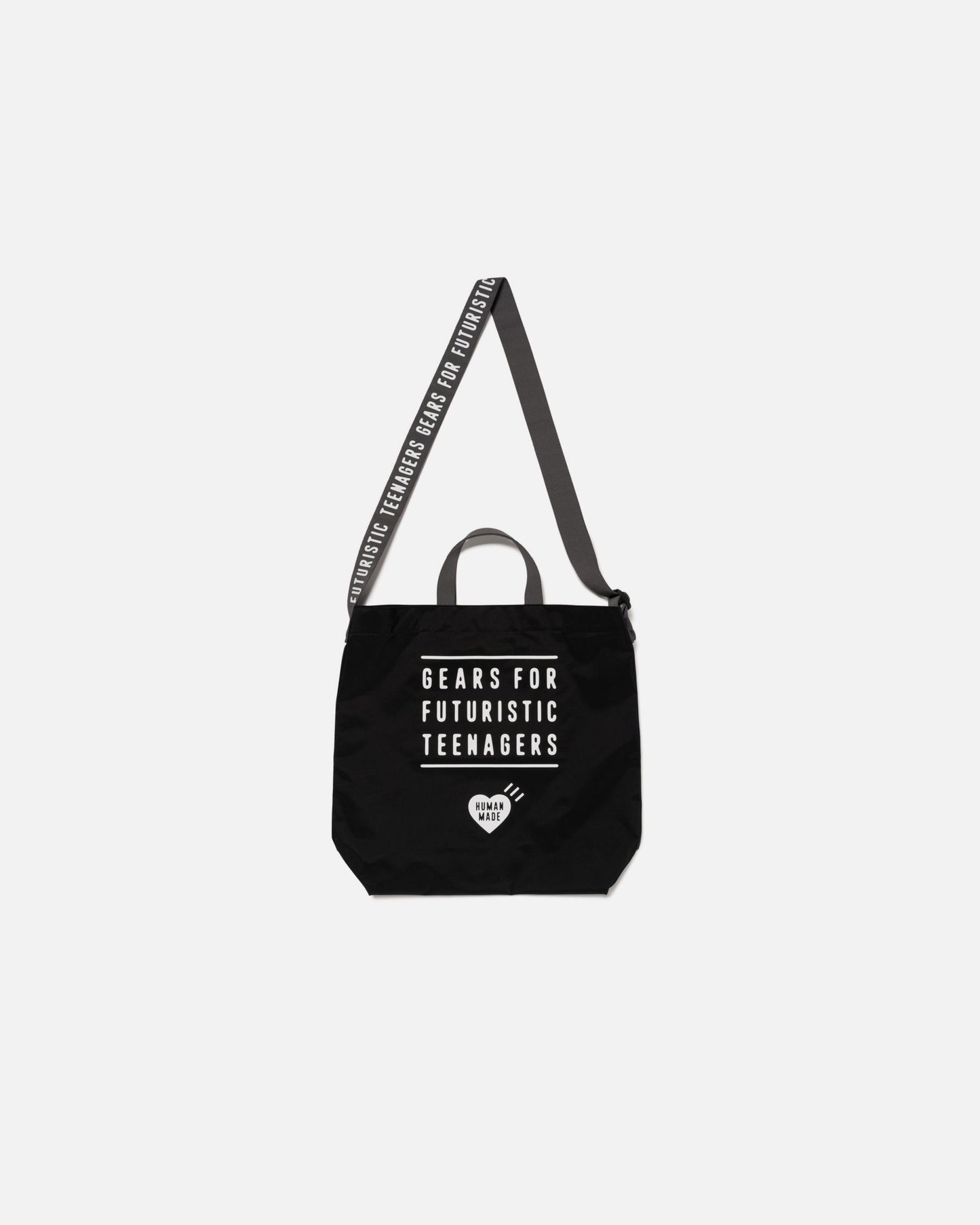 SHOULDER TOTE BAG (BLACK)