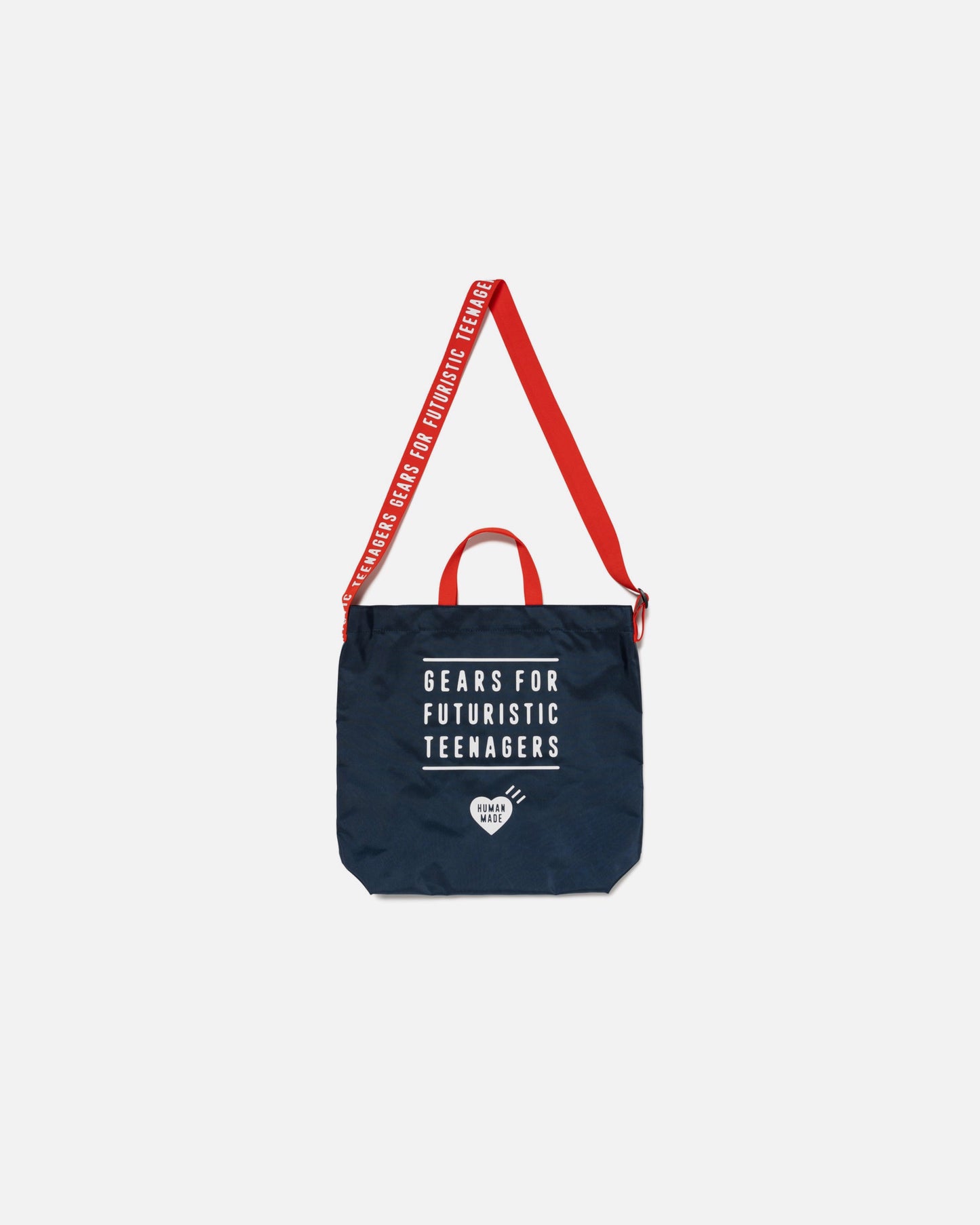 SHOULDER TOTE BAG (NAVY)