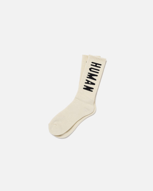 HM LOGO SOCKS (WHITE)