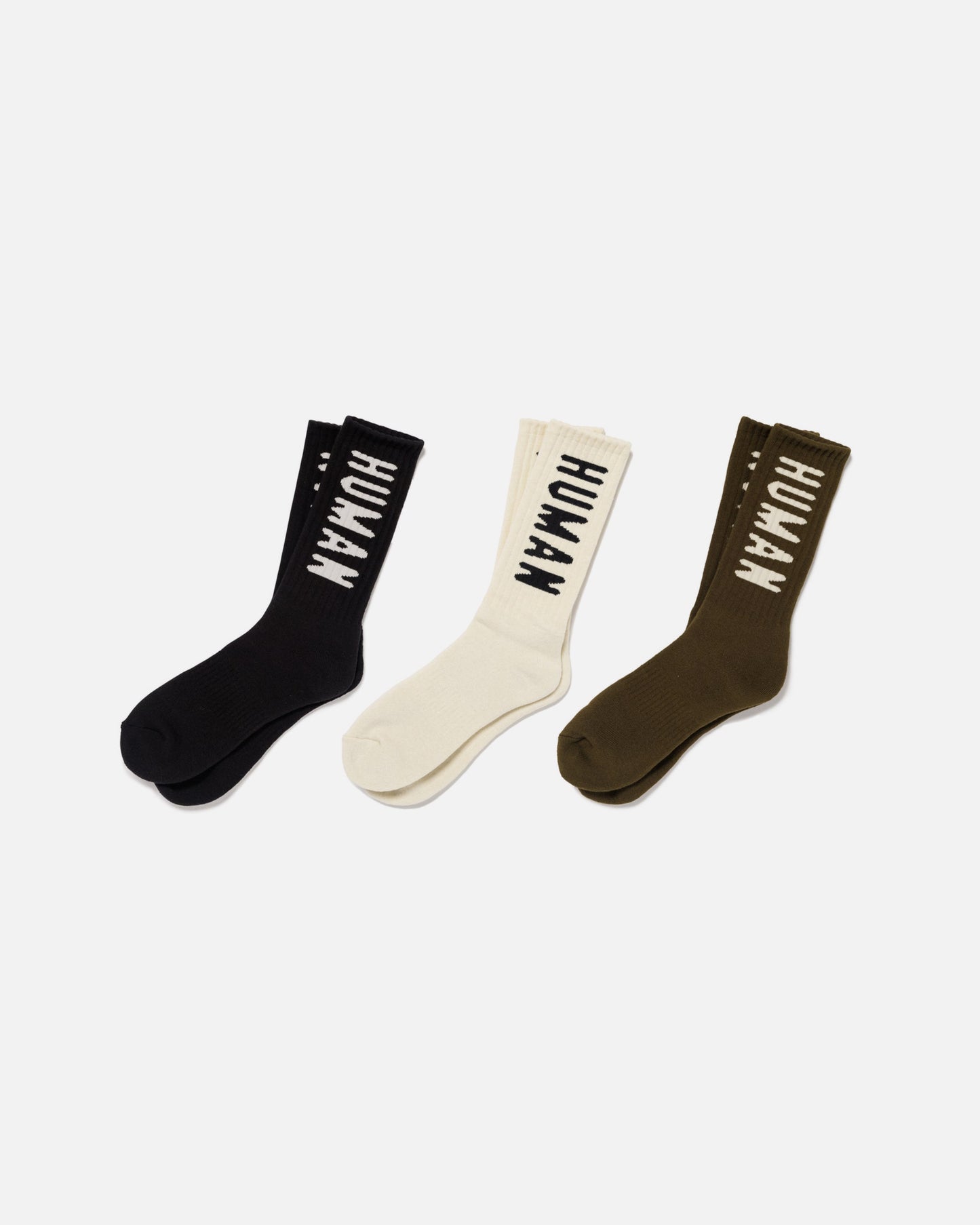 HM LOGO SOCKS (BLACK)