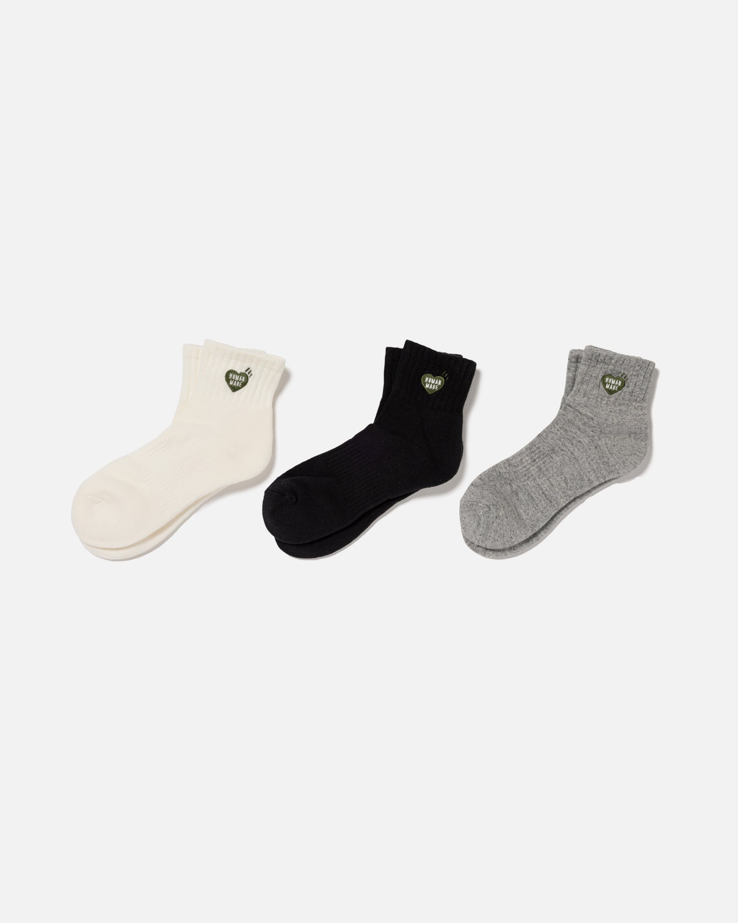 PILE SHORT SOCKS (WHITE)