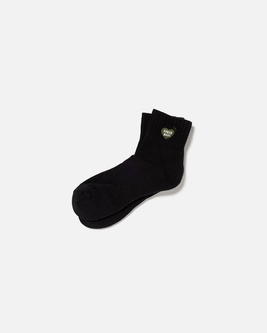 PILE SHORT SOCKS (BLACK)