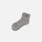 PILE SHORT SOCKS (GRAY)