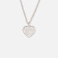 HEART SILVER NECKLACE (SILVER)