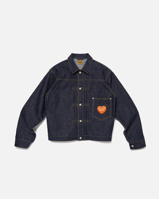 DENIM WORK JACKET RIGID (INDIGO)