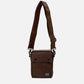 SMOKY VERTICAL SHOULDER BAG (BROWN)