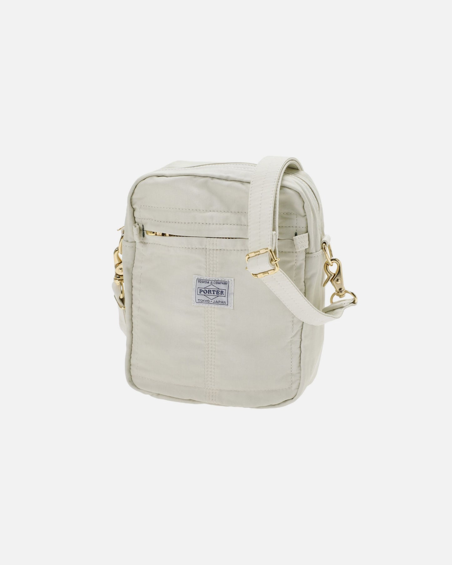 MILE VERTICAL SHOULDER BAG (WHITE)