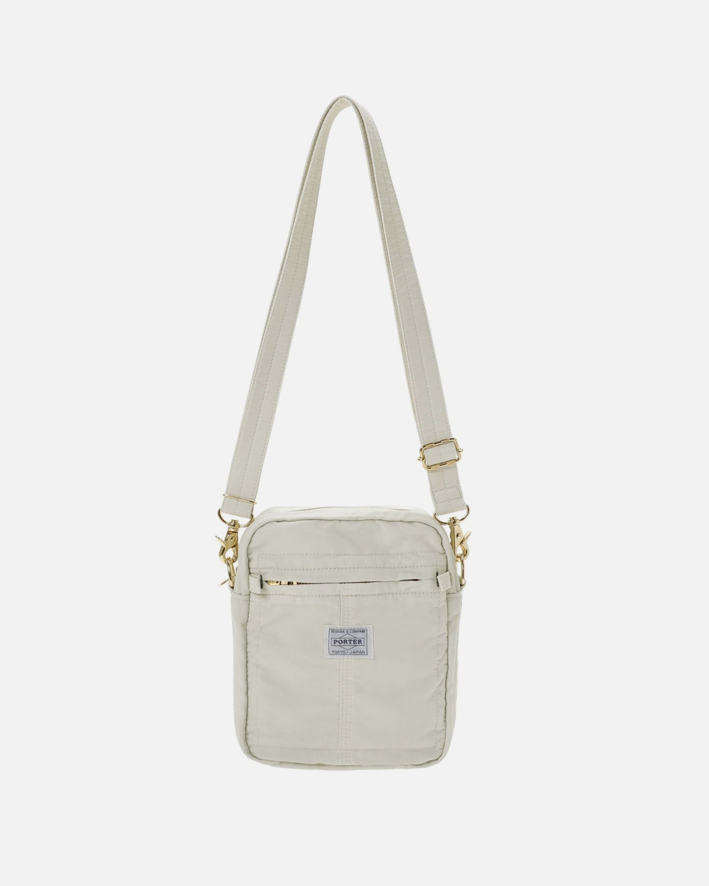 MILE VERTICAL SHOULDER BAG (WHITE)