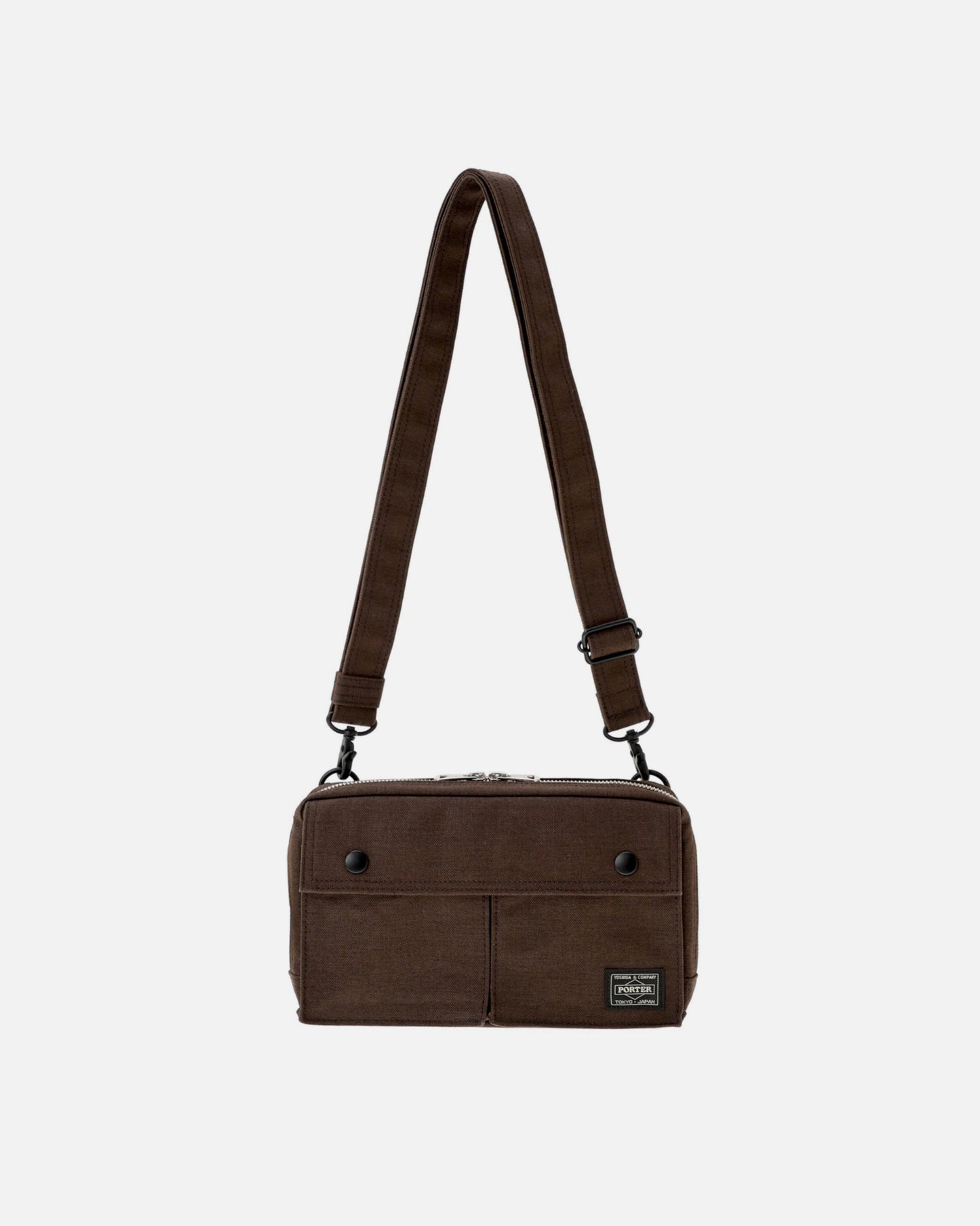 SMOKY 2WAY SHOULDER BAG (BROWN)